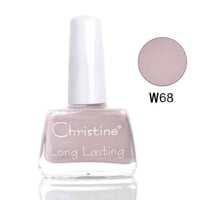 طلاء اظافر طويل الامد 68 رمادي من كرستين - 12مل