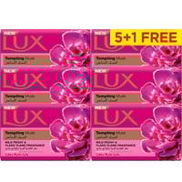 لوكس صابون مكعبات المسك الساحر 120 جم 6 حبة