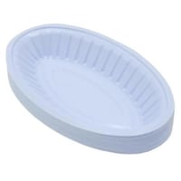 ريتكو صحن بلاستيك بيضاوي مقاس 1 - 50 حبة