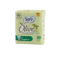 سوفي فوط عادي بالأجنحة رقيق قطني 30 فوطة