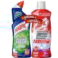 هاربيك منظف مراحيض صنوبر 750 مل + منظف حمام بالورد...