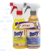 داستي المزيل الشامل + منظف متعدد الأسطح والزجاج -...