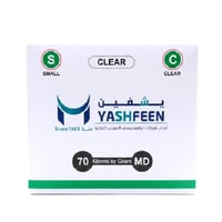 [كرتون] قفاز شفاف فينيل صغير S من يشفين - 70 حبة ×...