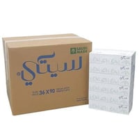 [كرتون] مناديل سيتي علب 90 منديل