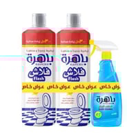 باهرة فلاش منظف ومطهر للمراحيض 1 في 3 1200 مل × 2...