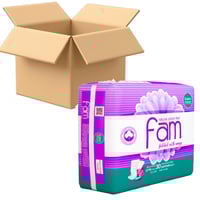 [كرتون] فام مطوية بالاجنحة حجم عادي - 30 فوطة × 4...