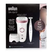 براون ماكينة حلاقة الشعر سيلك ابيل 9 مع 4 ملحقات ل...