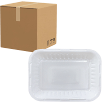 [كرتون] صحن بلاستيك رقم 1 مستطيل 50 حبة من بلاسكو