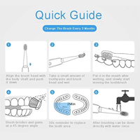 فرشاة اسنان كهربائية اتش بي أخضر - 4 رؤوس