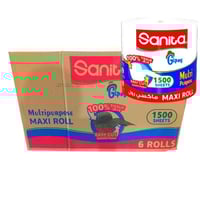 [كرتون] مناديل سانيتا جيبسي رول 1500 ورقة