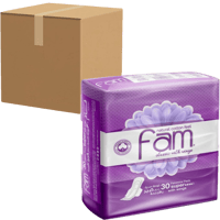 [كرتون] فوط صحية فام حجم كبير بدون أجنحة 30 فوطة