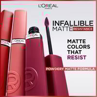 أحمر شفاه روج سائل غير لامع إنفاليبل من لوريال بار...