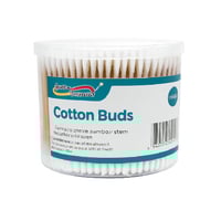 أعواد أذن قطنية خشبية - 200 عود