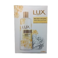 لوكس غسول جسم معطر بالياسمين المخملي مع ليفة - 250...
