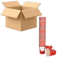 [ كرتون ] اكواب ورقية 8 اونز درة نجد ملون بيد - 50...