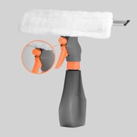 باهرة بخاخ ماء مدمج 3 في 1 وممسحة زجاج ومنشفة لتنظ...