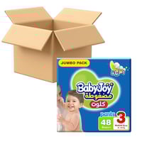 [كرتون] حفائض بيبي جوي كلوت رقم 6 عدد 48 حبة