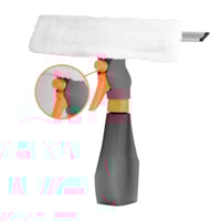 باهرة بخاخ ماء مدمج 3 في 1 وممسحة زجاج ومنشفة لتنظ...