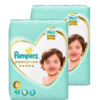 [شوال] حفائض بامبرز عناية مميزة للأطفال رقم 6 عدد...