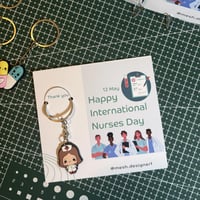 ( ميداليات + كرت ) يوم التمريض العالمي