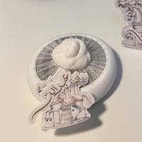 مبخره مع تغليف التل + اللوقو والسكرابز