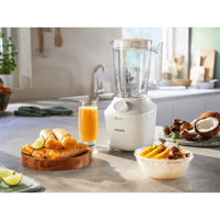 خلاط 450 واط بوعاء بلاستيكي سعة 1.9 لتر من بلندر ب...