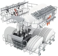 غسالة صحون اريستون 7 برامج 14مكان انفرتر استيل LFC...