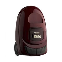 مكنسة هيتاشي مسطحة 5 لتر 1600 واط أحمر موديل CV-W1...