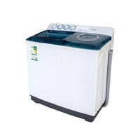 غسالة فيشر حوضين تحميل علوي سعة 7 كيلو لون أبيض مو...