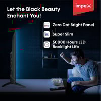 إمبكس جلوريا شاشة تلفزيون 32 بوصة - LED - أسود - G...