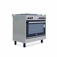 لاجيرمانيا فرن غاز 60×90 سم 5 شعلات ستانلس ستيل -...