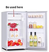 ثلاجة دانسات باب واحد 2.9 قدم مكعب - 83 لتر لون أب...