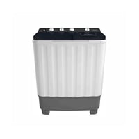 غسالة هيتاشي 10.5 كيلو حوضين ابيض رمادى , موديل LT...