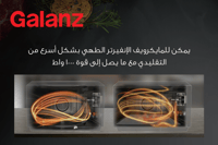 مايكرويف جالنز - إنفيرتر، سعة 60 لتر، 1200 واط، تح...