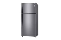 ثلاجة بابين ال جي فضي مقاس 18 قدم 509 لتر موديل LT...