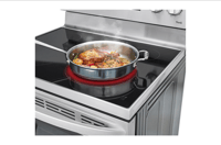 إل جي فرن كهربائي 6.3 قدم - واي فاي - استيل - LREL...