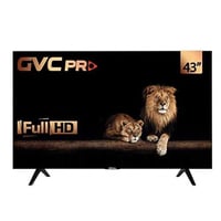 شاشة جي في سي برو مقاس 43 بوصة مع جهاز تحكم عن بعد...