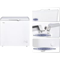 فريزر افقي سوبر جينرال 5.12 قدم مكعب - 145 لتر لون...