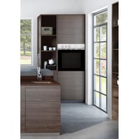 جليم فرن غاز بلت ان 60 سم - 62 لتر - إيطالي - فضي...