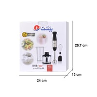 خلاط يدوي تكنو بيست + مفرمة خلاط + مبشرة ومضرب يدو...