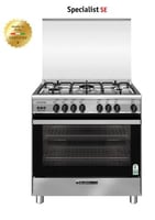 فرن غاز جليم غاز 60*90 سم 5 عيون استيل متعدد الوظا...