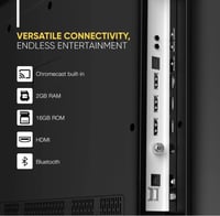 شاشة ذكية نيكاي 58 بوصة كيو ليد بنظام تشغيل جوجل ت...