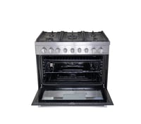 فرن غاز فريش 5 عيون 90x60 سم مع مروحة - إشعال ذاتي...