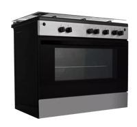 فرن جبسون 5 عيون غاز 90×60 سم أمان كامل لون أسود س...