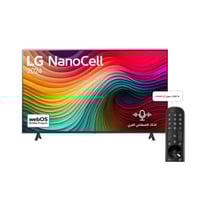 شاشة LG QNED80 4K الذكية 55 بوصة بمعالج ذكاء اصطنا...