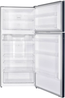 ثلاجة هاير بفريزر طولي ، 420 لتر ، اسود موديل HRF-...