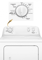 نشافة ملابس ويربول 7كيلو 12برنامج 3مفتاح تجفيف الق...