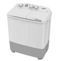 نيكاي غسالة حوضين 7 كيلو - تحميل علوي - أبيض - NWM...