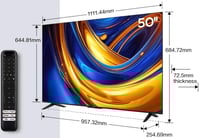 شاشة تي سي ال 65 بوصة بدقة 4k نظام تشغيل اندرويد م...