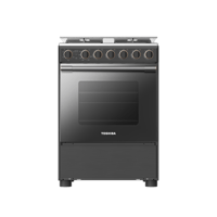 فرن غاز توشيبا 4 عيون 60 سم - تشغيل تلقائي - ستيل...